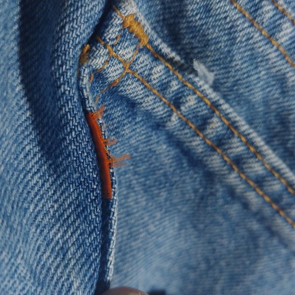 Vintage Levi's 501 Jeans Made In USA Orange Tab - Picture 8 of 8
